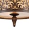 Cwi Lighting Nicole 3 Light Drum Shade Flush Mount With Brushed Chocolate Finish 9807C14-3-116 - alternate 3